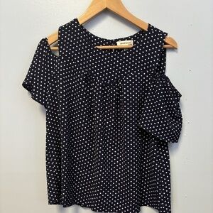 0424-50 Cold Shoulder Blouse